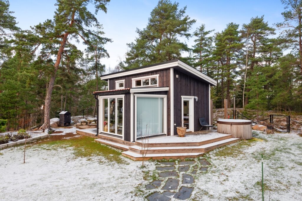 38 nybyggnation attefallshus 25 kvm esto nynashamn skansvagen stockholm