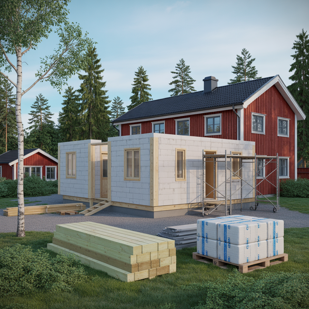 kostnad att bygga attefallshus 2025 vad paverkar priset